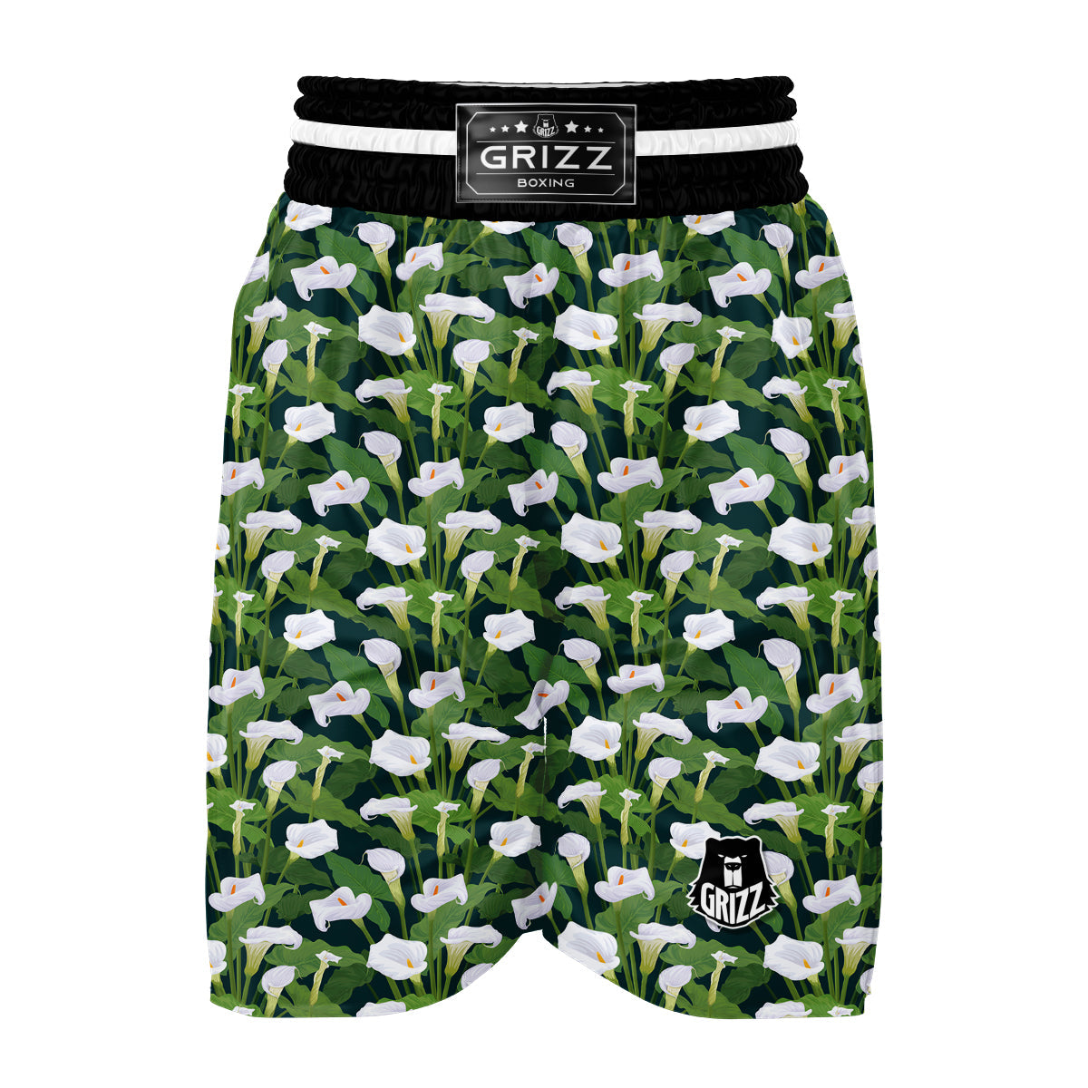 Lily Exotic Print Pattern Boxing Shorts-grizzshop