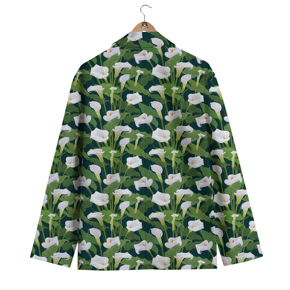 Lily Exotic Print Pattern Men's Blazer-grizzshop
