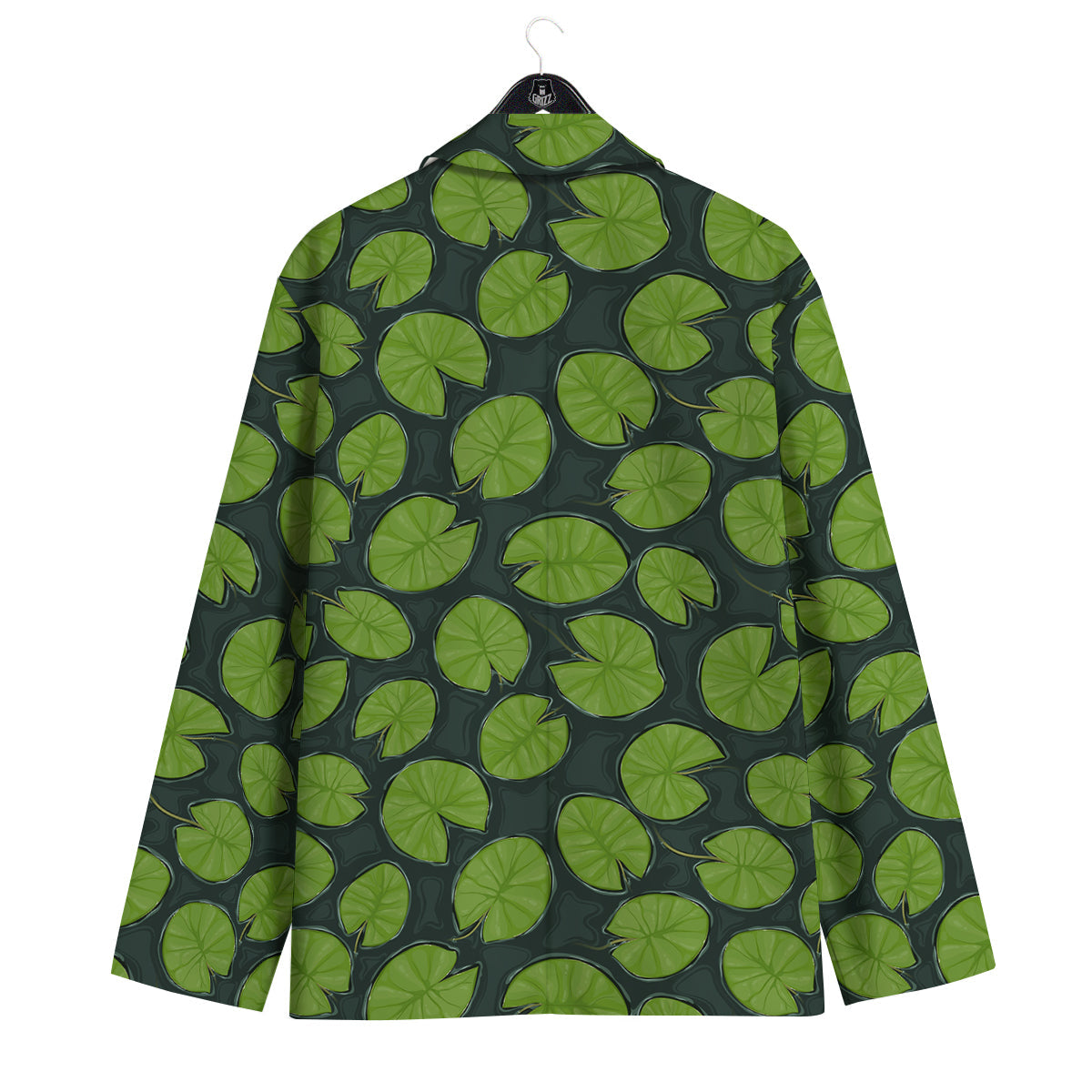Lily Pads Water Print Pattern Men's Sport Coat-grizzshop