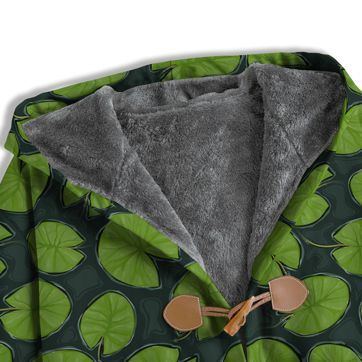 Lily Pads Water Print Pattern Men's Windbreaker Jacket-grizzshop
