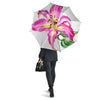 Lily Pink Watercolor Print Umbrella-grizzshop