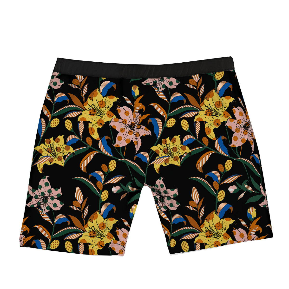 Lily Polka Dot Print Pattern Boxer Briefs-grizzshop