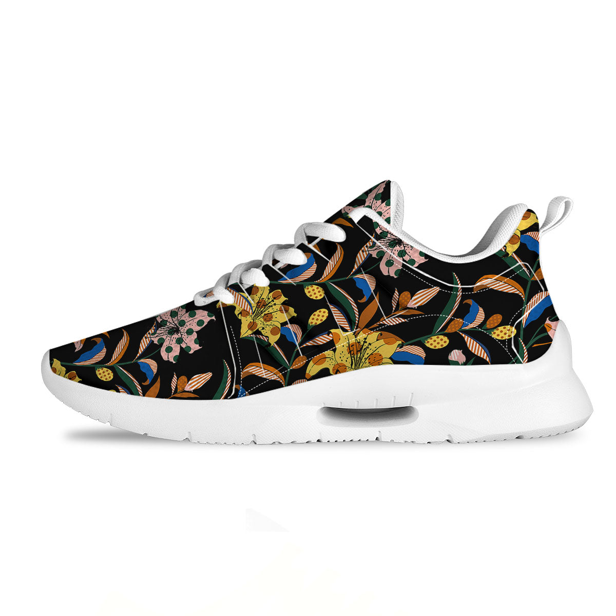 Lily Polka Dot Print Pattern Tennis Shoes-grizzshop