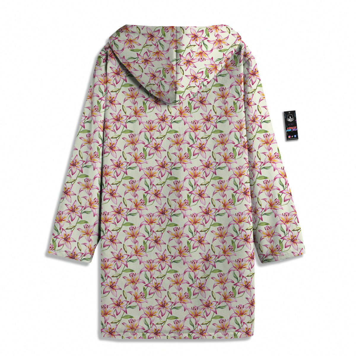 Lily Water Cute Print Pattern Men's Windbreaker Jacket-grizzshop