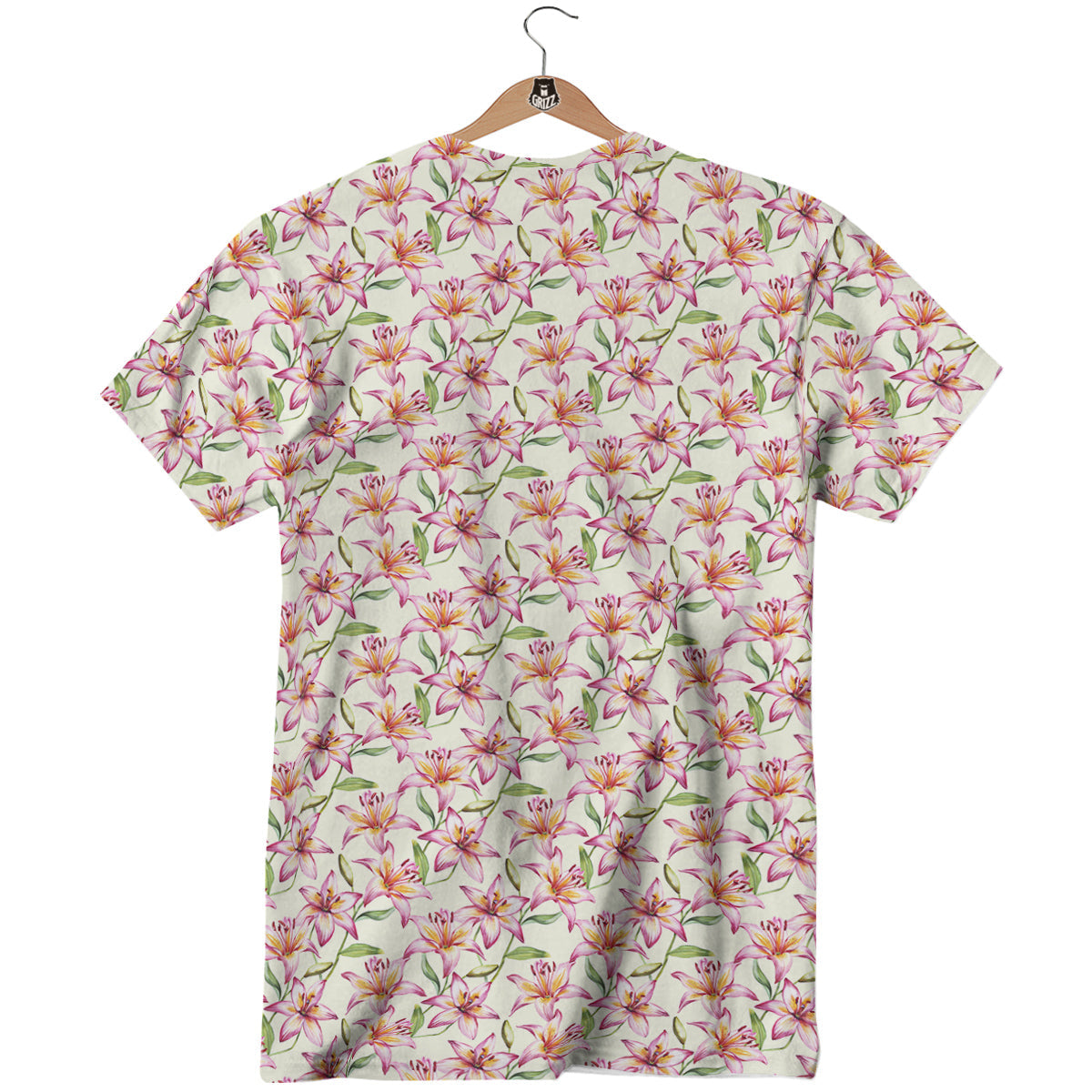Lily Water Cute Print Pattern T-Shirt-grizzshop