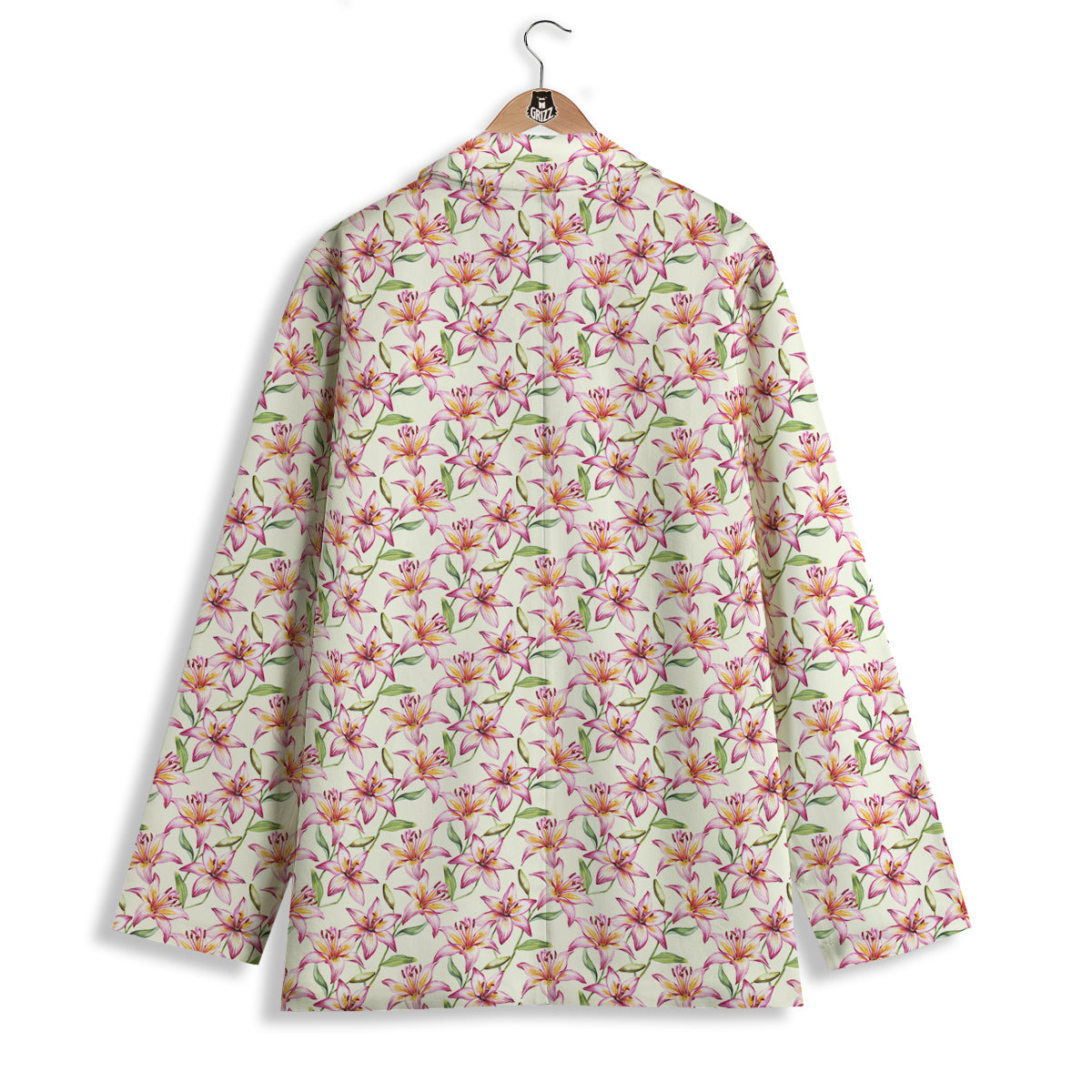 Lily Water Cute Print Pattern Women's Blazer-grizzshop