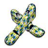 Lily Yellow Print Pattern Muay Thai Shin Guards-grizzshop