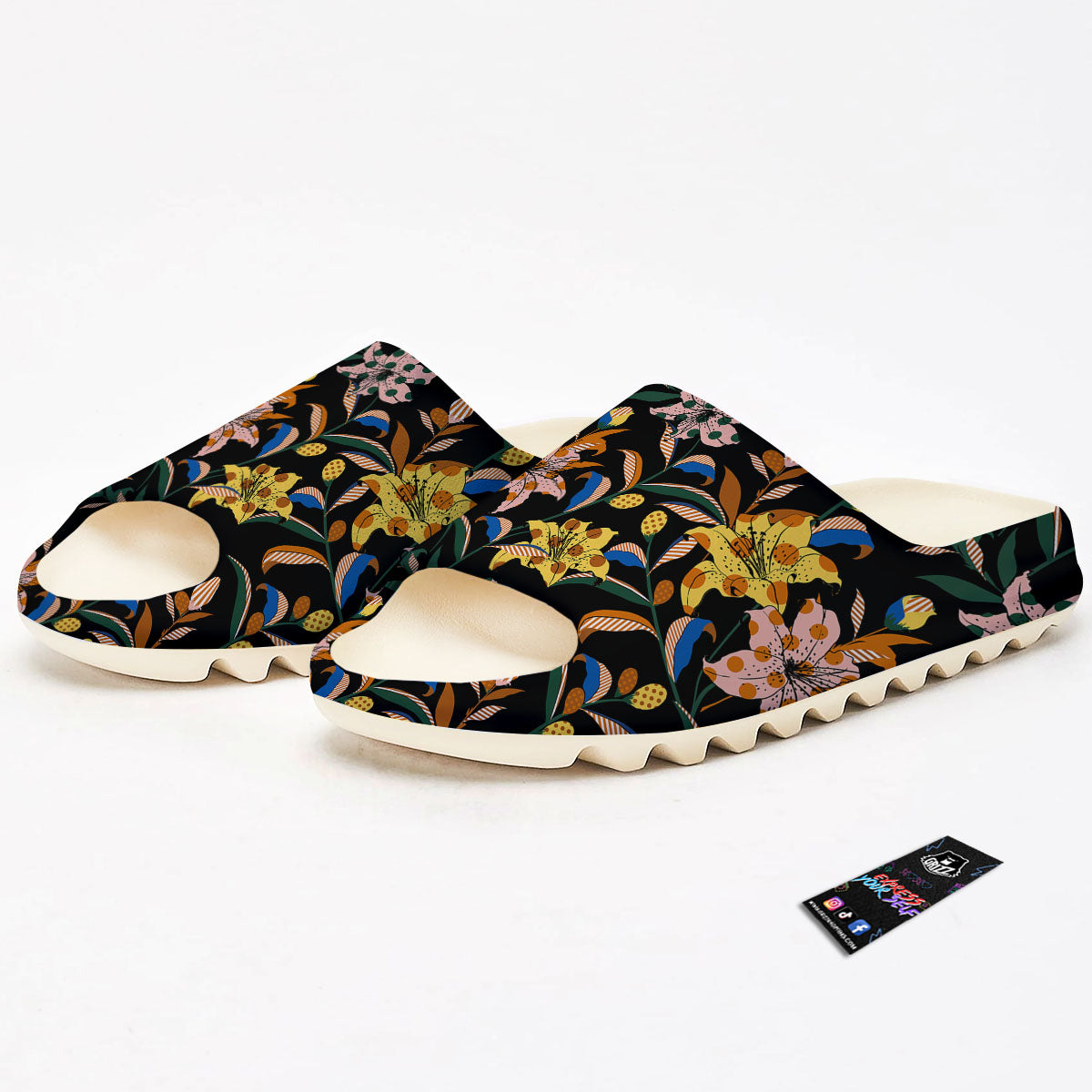Lily Polka Dot Print Pattern Sandals-grizzshop