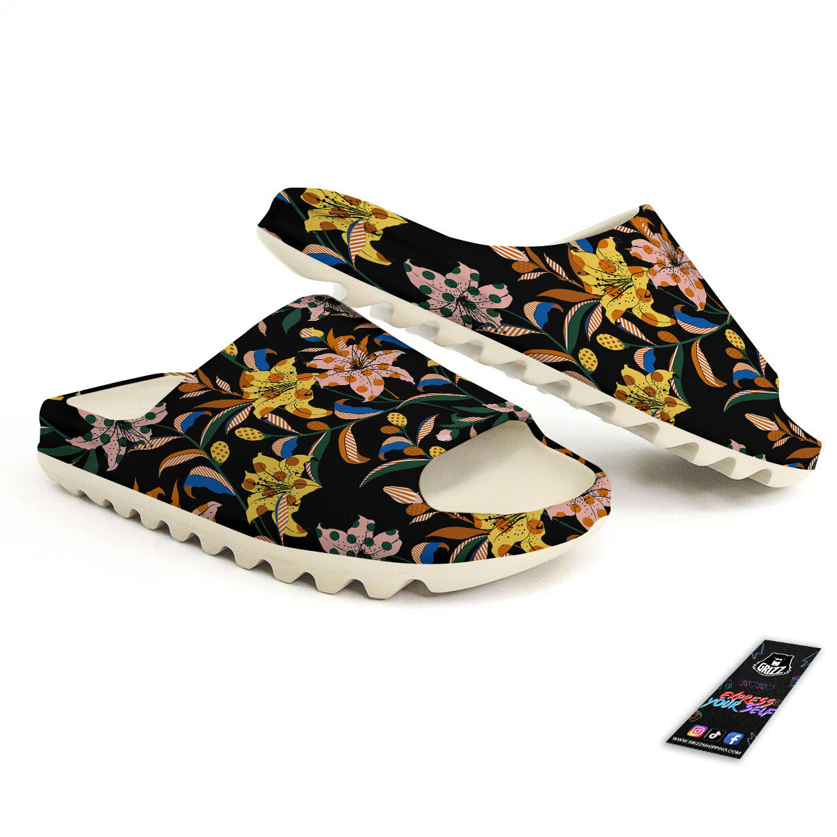 Lily Polka Dot Print Pattern Sandals-grizzshop