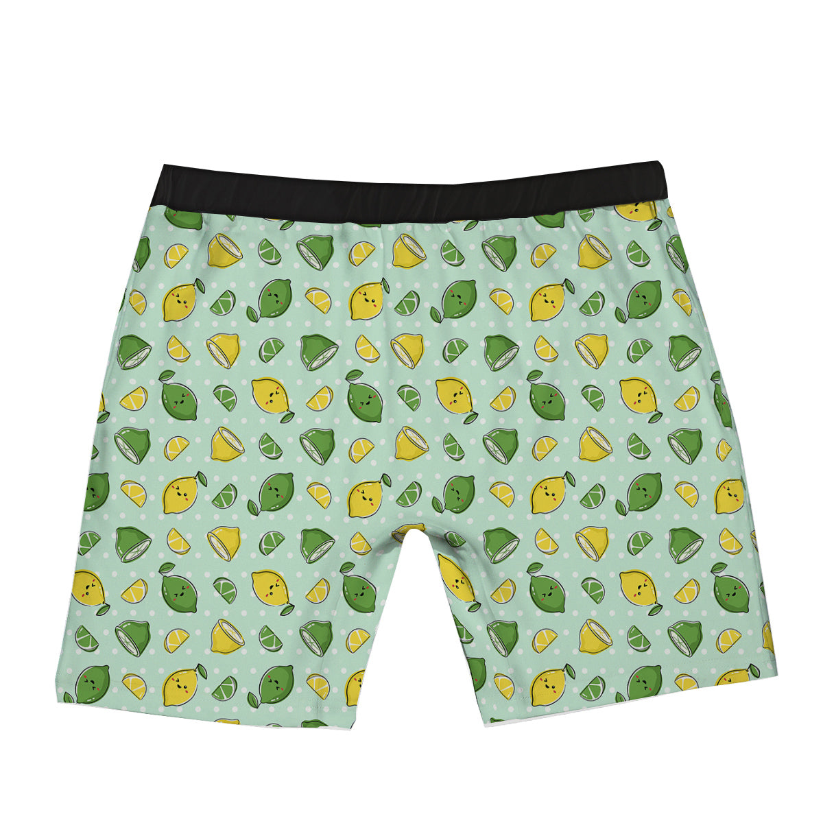 Lime Cute Print Pattern Boxer Briefs-grizzshop