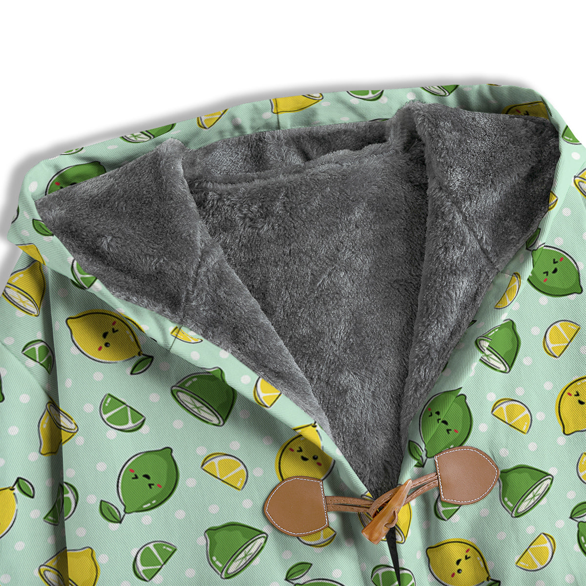 Lime Cute Print Pattern Men's Windbreaker Jacket-grizzshop