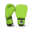 Lime Sliced Green Print Pattern Boxing Gloves-grizzshop