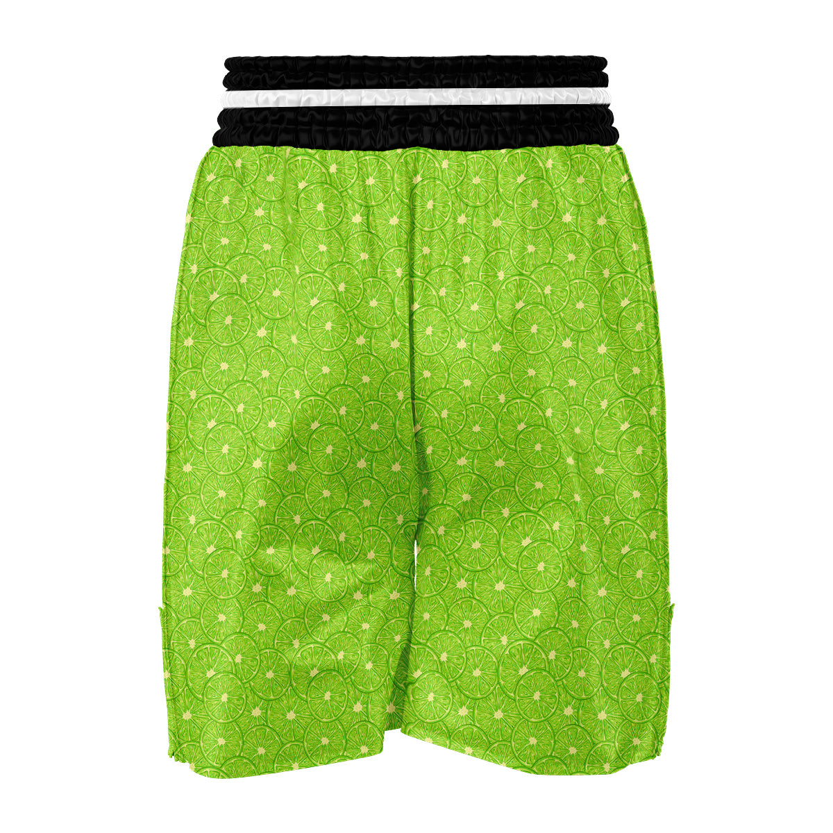 Lime Sliced Green Print Pattern Boxing Shorts-grizzshop