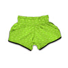 Lime Sliced Green Print Pattern Muay Thai Boxing Shorts-grizzshop