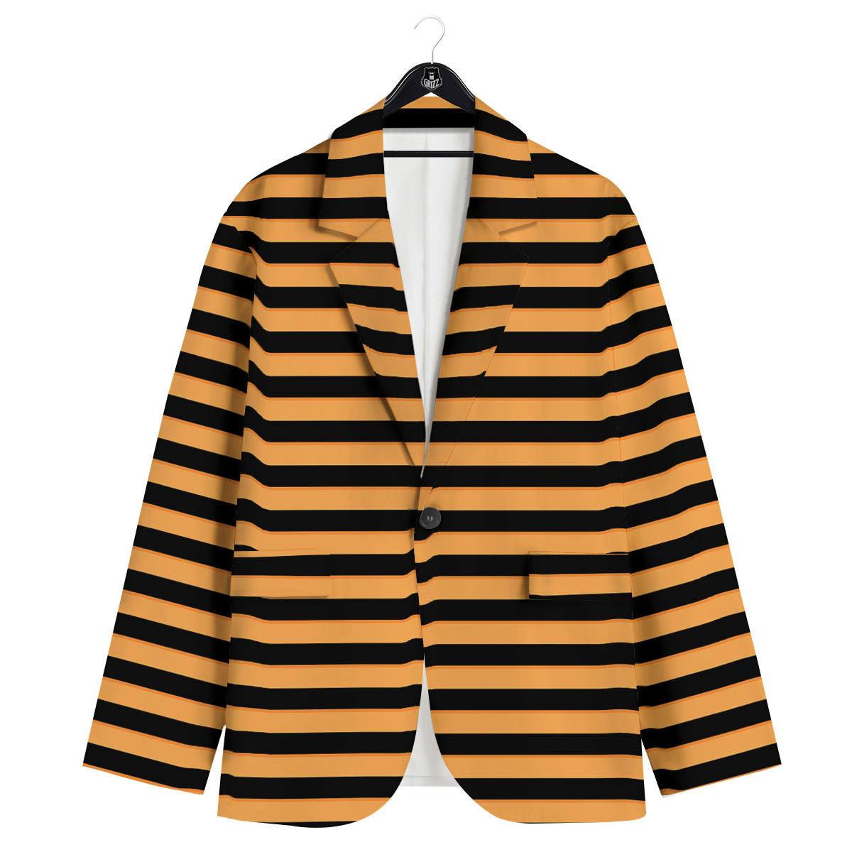 Line Halloween Print Pattern Men's Sport Coat-grizzshop