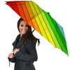 Lines Rainbow Diagonal Print Pattern Umbrella-grizzshop