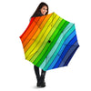 Lines Rainbow Diagonal Print Pattern Umbrella-grizzshop