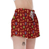 Lion Dance Chinese New Years Print Pattern Women's Shorts-grizzshop
