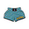 Lion Head Cartoon Print Pattern Muay Thai Boxing Shorts-grizzshop