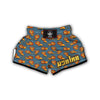 Lion Tribe Roar Print Pattern Muay Thai Boxing Shorts-grizzshop