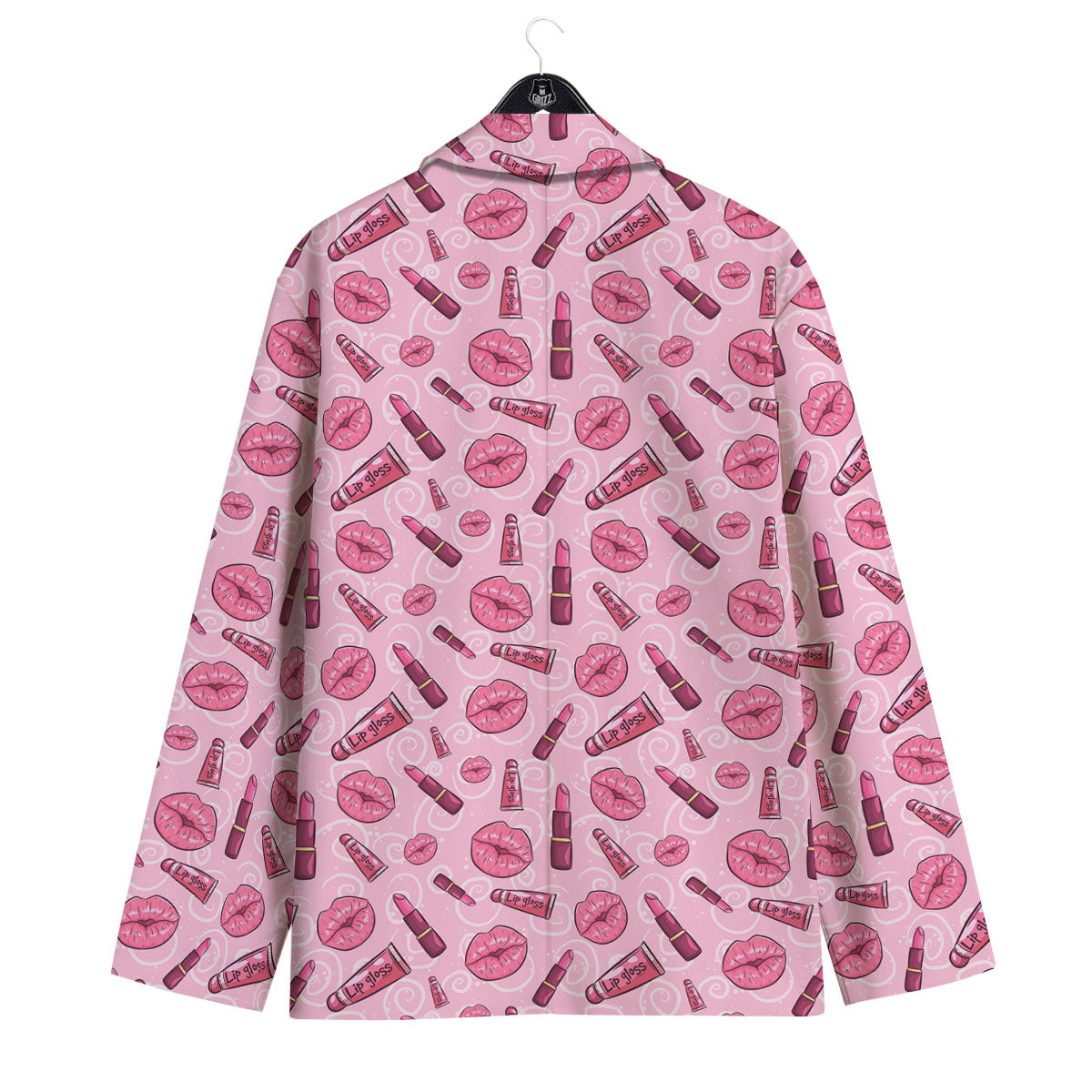Lips Funky Kiss Print Pattern Men's Sport Coat-grizzshop