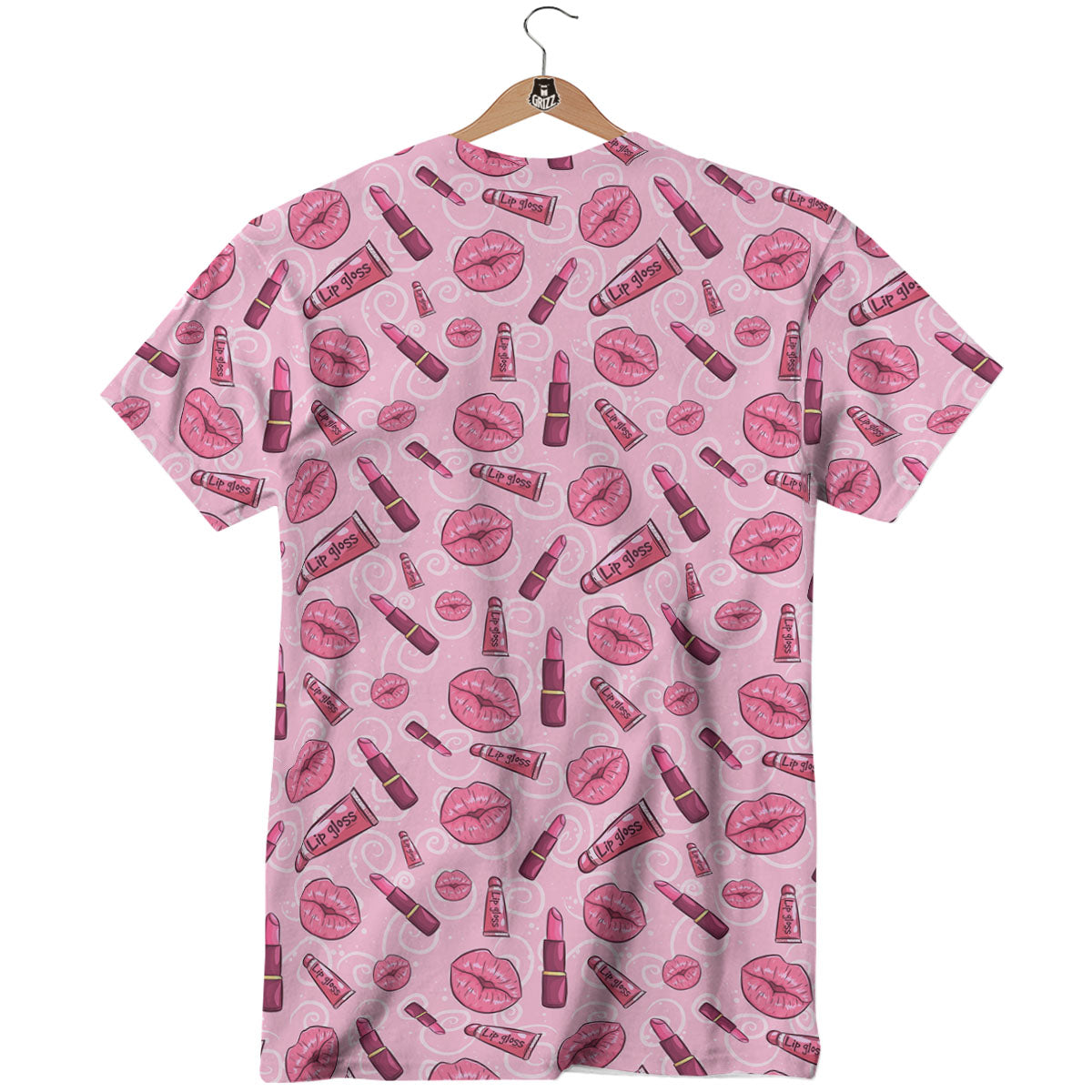 Lips Funky Kiss Print Pattern T-Shirt-grizzshop