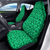 Liquid Lava Green Print Pattern Car Seat Covers-grizzshop