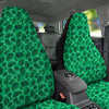 Liquid Lava Green Print Pattern Car Seat Covers-grizzshop