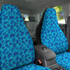 Liquid Lava Ice Blue Print Pattern Car Seat Covers-grizzshop