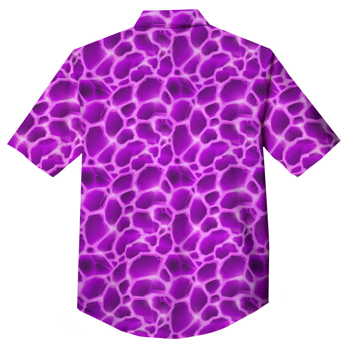 Liquid Lava Purple Print Pattern Button Up Shirt-grizzshop