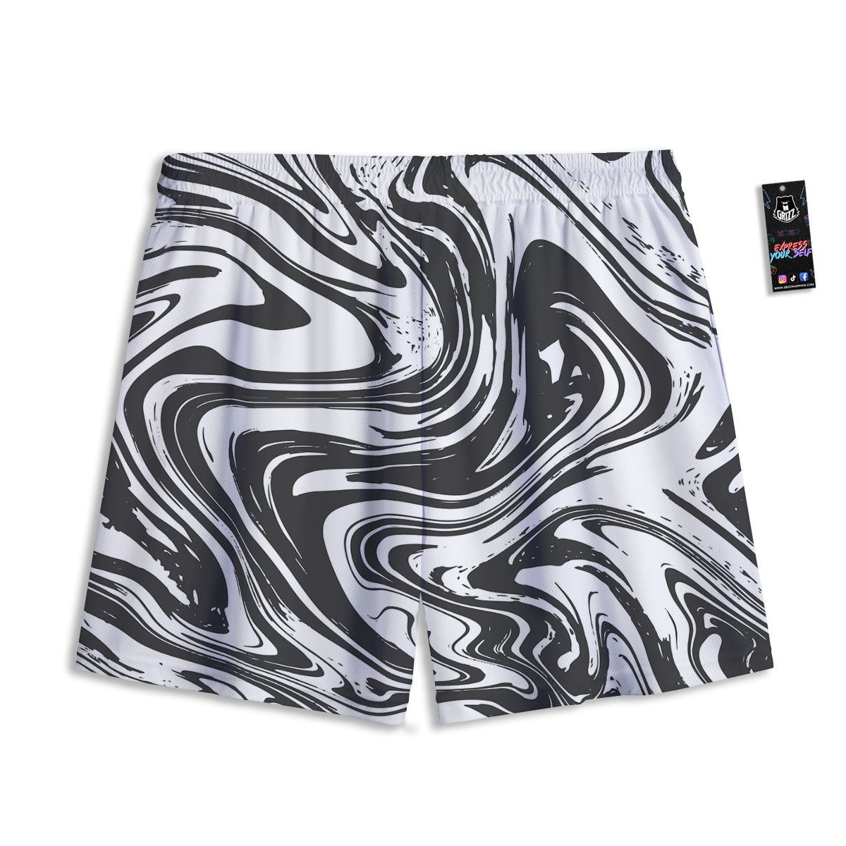 Medical Cute Print Pattern Mesh Shorts