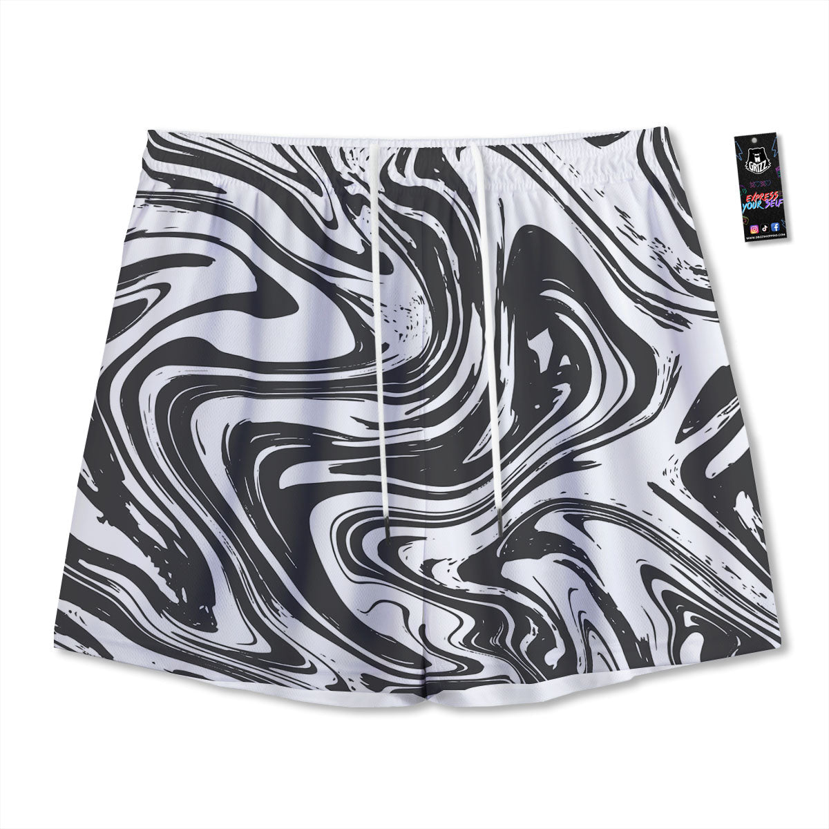 Medical Cute Print Pattern Mesh Shorts