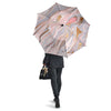 Liquid Marble Pink Print Umbrella-grizzshop