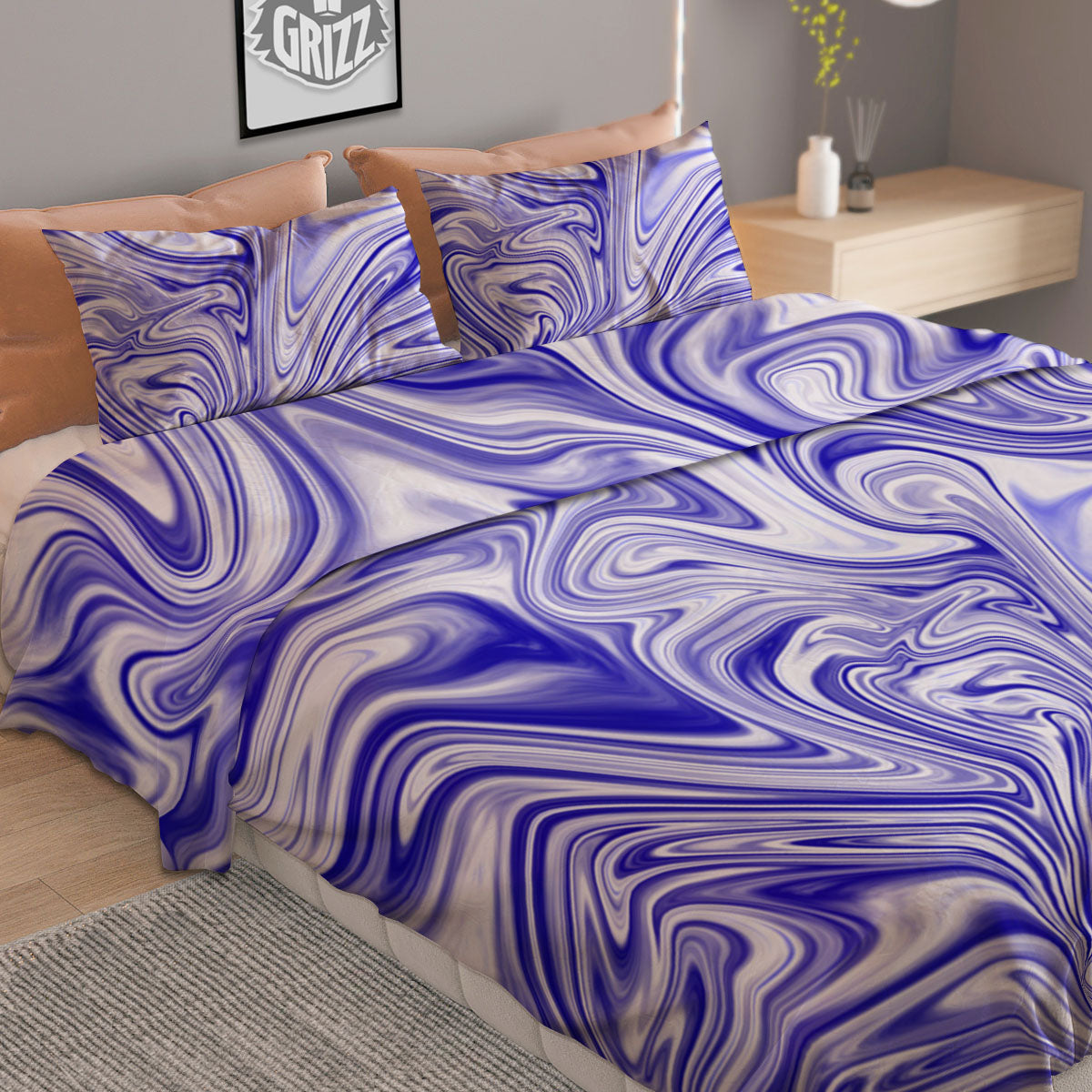 Malamute Alaskan Vintage Print Duvet Cover Bedding Set