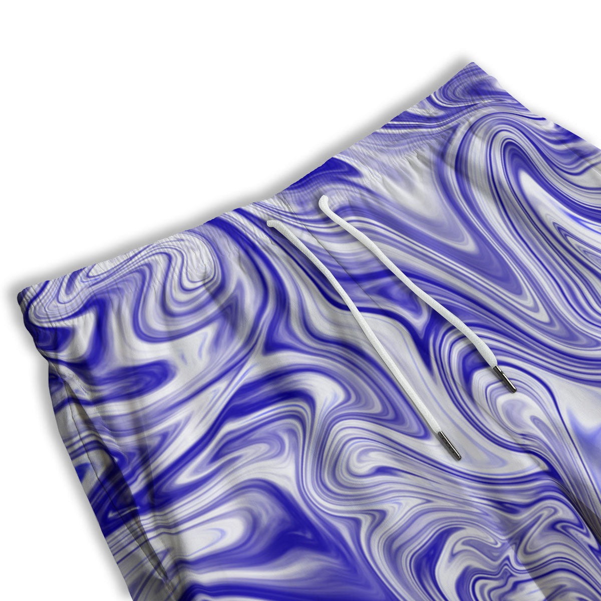 Liquid Psychedelic Print Pattern Men's Athletic Shorts