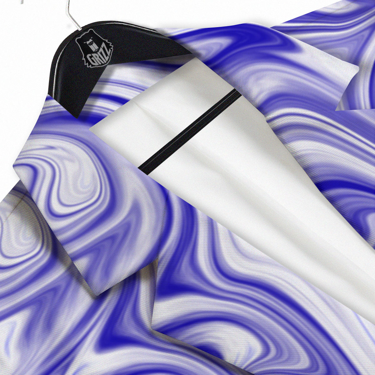 Liquid Psychedelic Print Pattern Men's Sport Coat-grizzshop