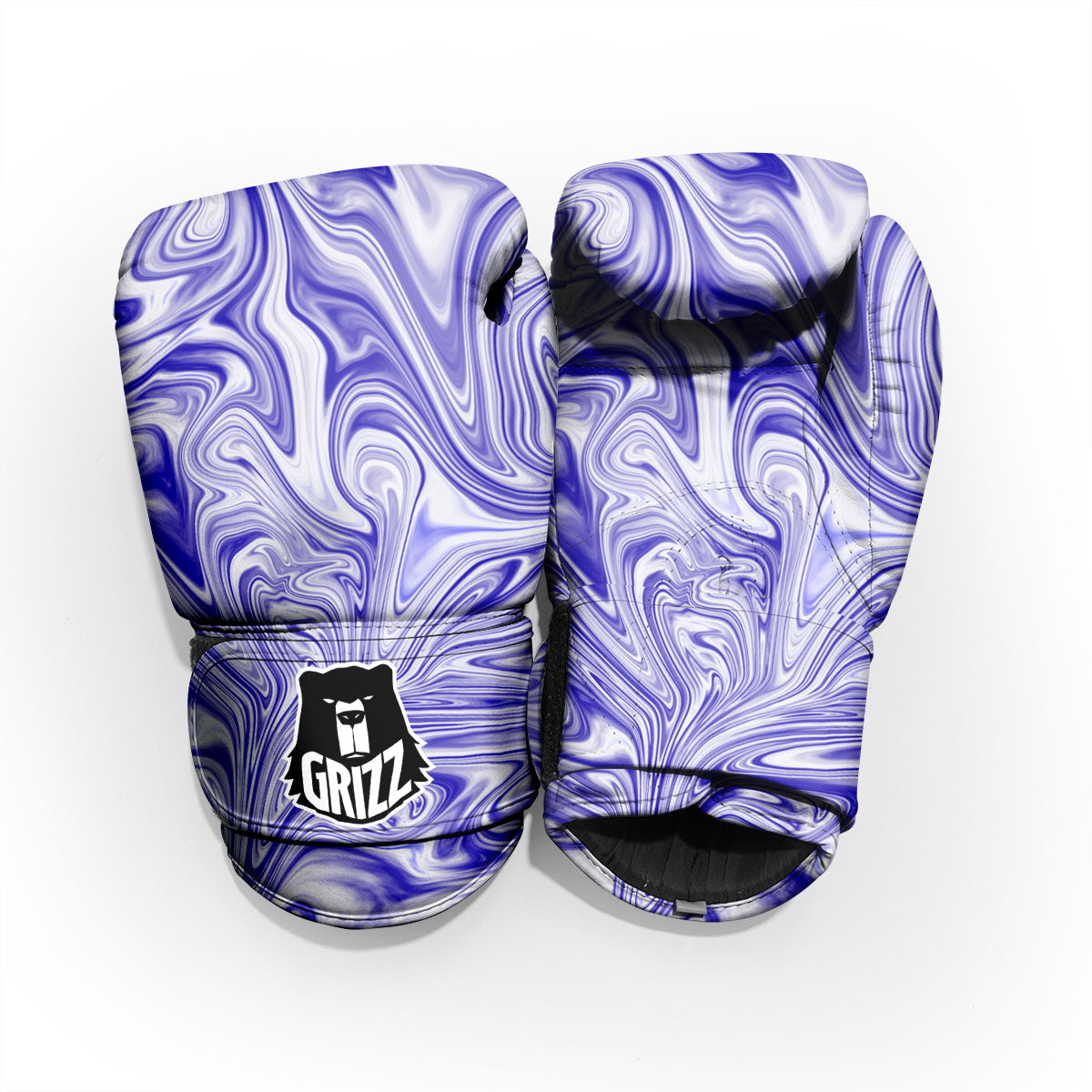 Liquid Psychedelic Print Pattern Pro Boxing Glove