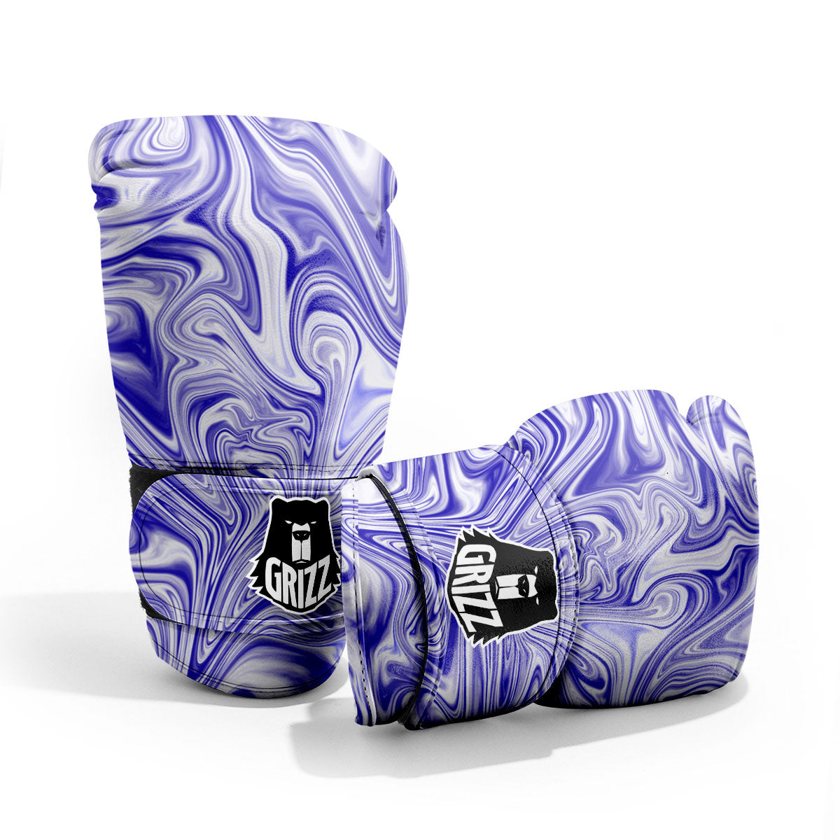 Liquid Psychedelic Print Pattern Pro Boxing Glove