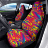 Liquid Trippy Abstract Colorful Print Car Seat Covers-grizzshop