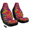 Liquid Trippy Abstract Colorful Print Car Seat Covers-grizzshop