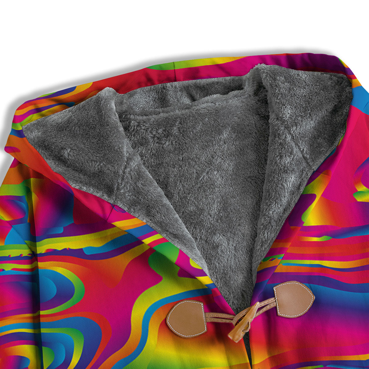 Liquid Trippy Abstract Colorful Print Men's Windbreaker Jacket-grizzshop