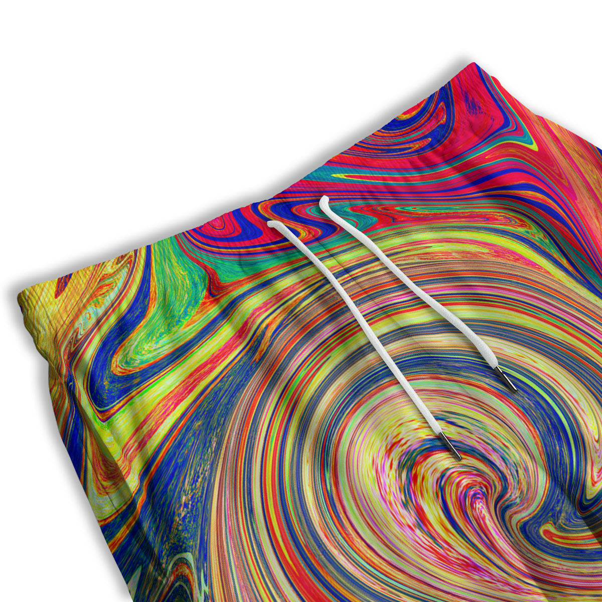 Liquid Trippy Abstract Psychedelic Print Men's Athletic Shorts