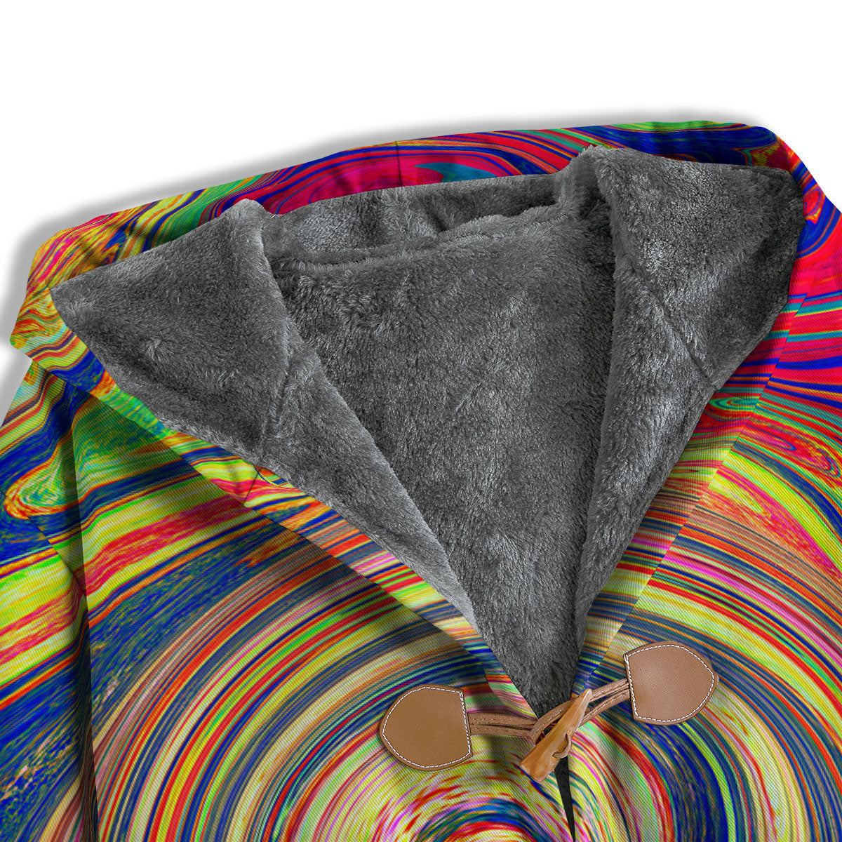 Liquid Trippy Abstract Psychedelic Print Men's Windbreaker Jacket-grizzshop