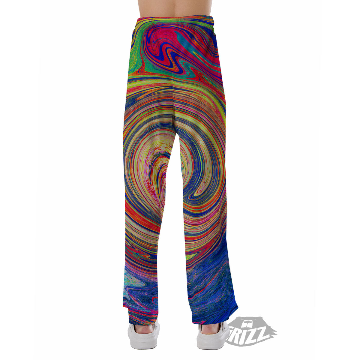 Liquid Trippy Abstract Psychedelic Print Pajama Pants-grizzshop