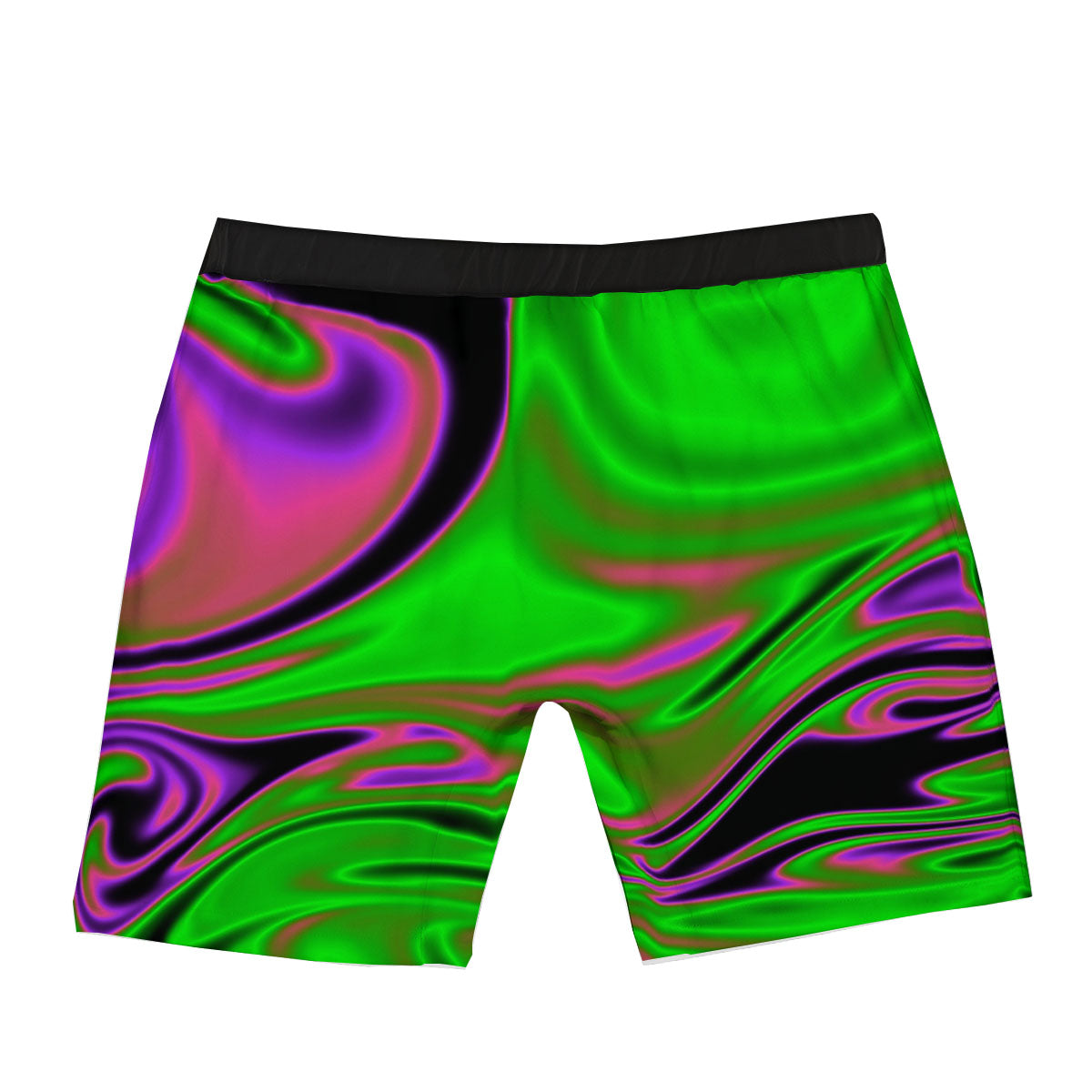 Liquid Trippy Green Abstract Print Boxer Briefs-grizzshop