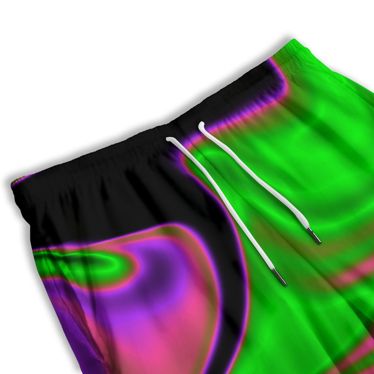 Navy Tiger Stripe Camouflage Seamless Print Pattern Men's Athletic Shorts