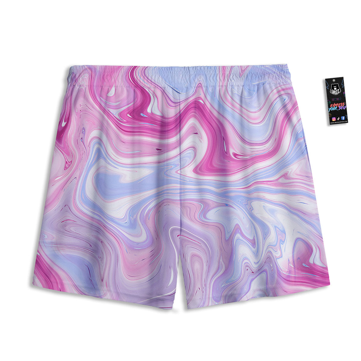 Masonic Eye Green Print Mesh Shorts