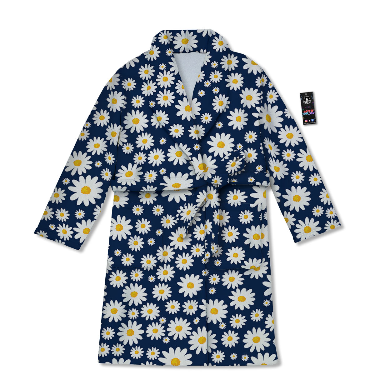 Little Daisy Daisy Print Bathrobe-grizzshop