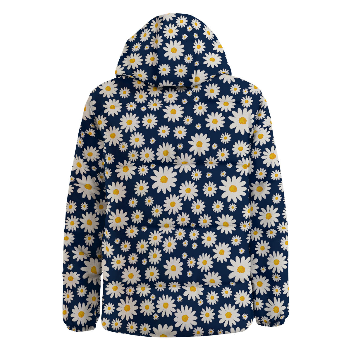 Little Daisy Daisy Print Down Jacket-grizzshop