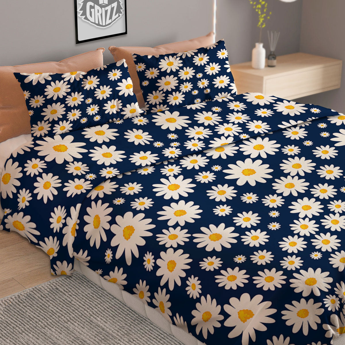 Little Daisy Daisy Print Duvet Cover Bedding Set